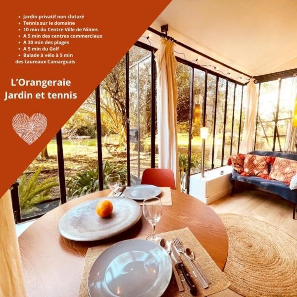 *l'orangeraie* Maison Avec Jardin, Tennis, Parking * Nimes